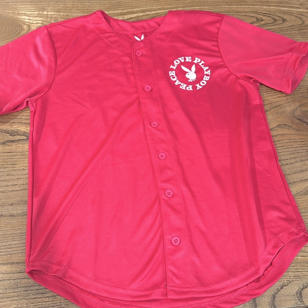 Playboy Jersey shirt M PINK